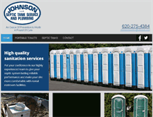 Tablet Screenshot of johnsonseptic.net